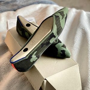 Rothy’s Camo Pointe Flats (NWOT)